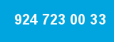 924 723 00 33 924 723 00 33